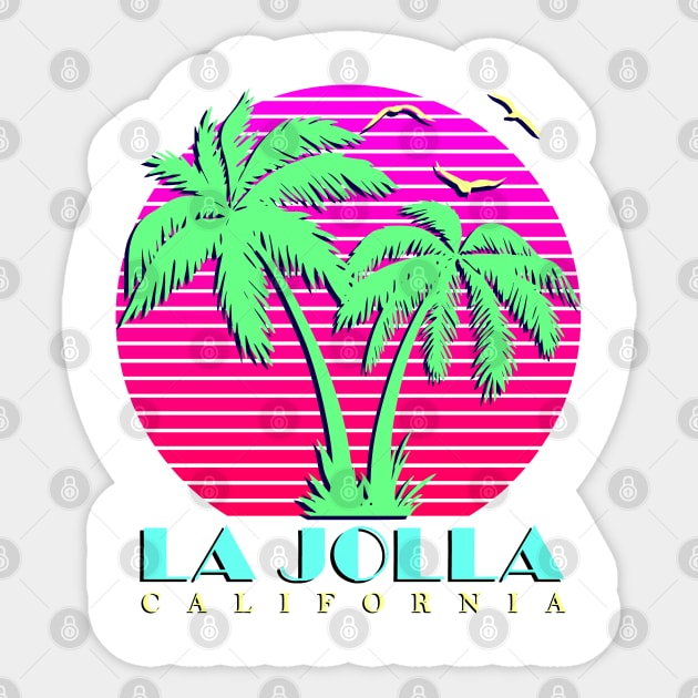 La Jolla Sticker by Nerd_art